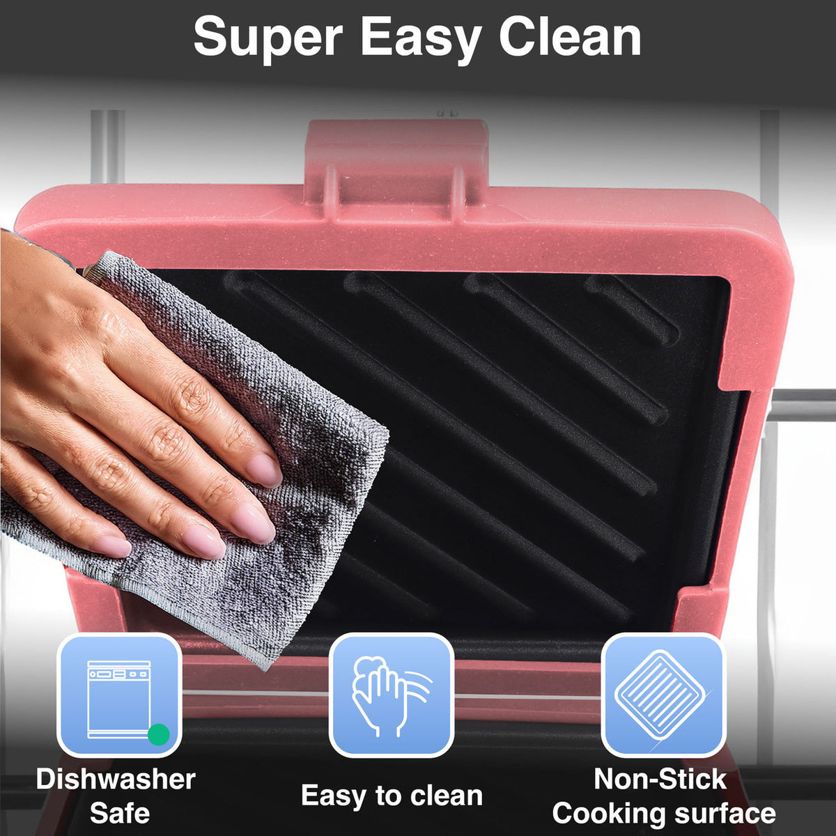 Laser Microwave Toastie Maker Flamingo Pink