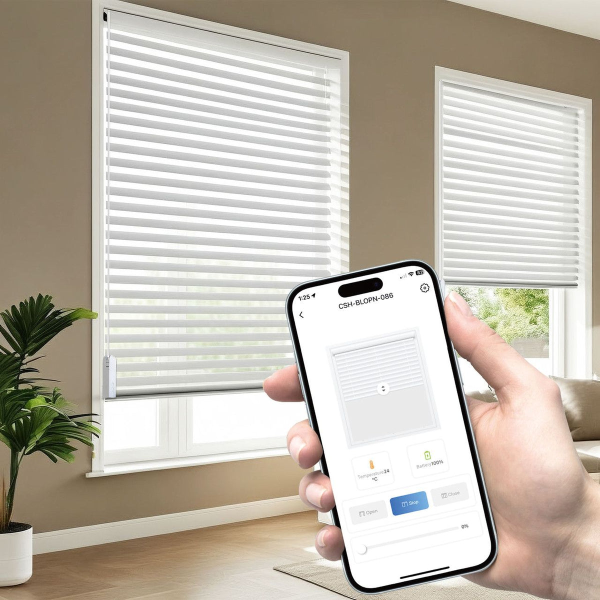 Smart Blind Opener for Roller and Roman Blinds