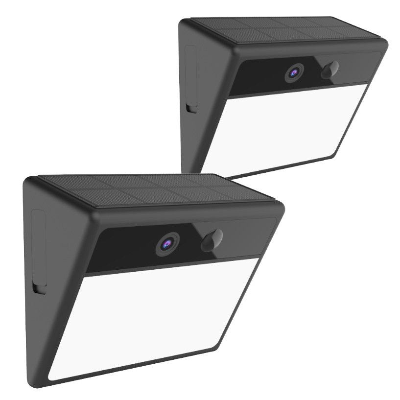 Connect Outdoor Wall Light Camera Twin Pack