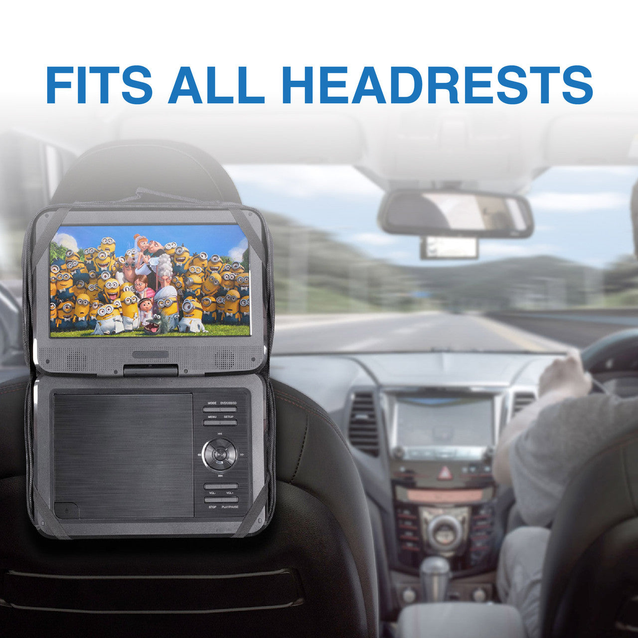 Laser 10” Portable DVD Player with Anti-Skip Technology