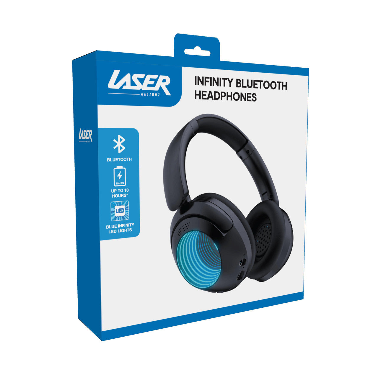 Laser Infinity Light Bluetooth Headphones