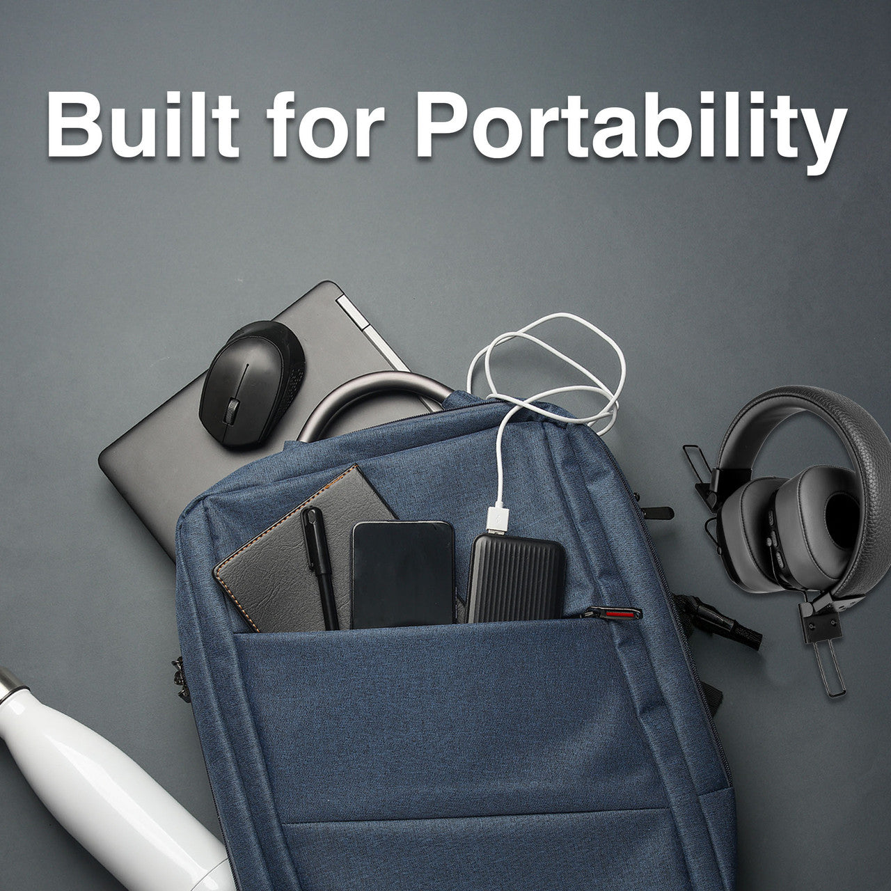 Soundtec by Laser Wireless On-Ear Headphones Black