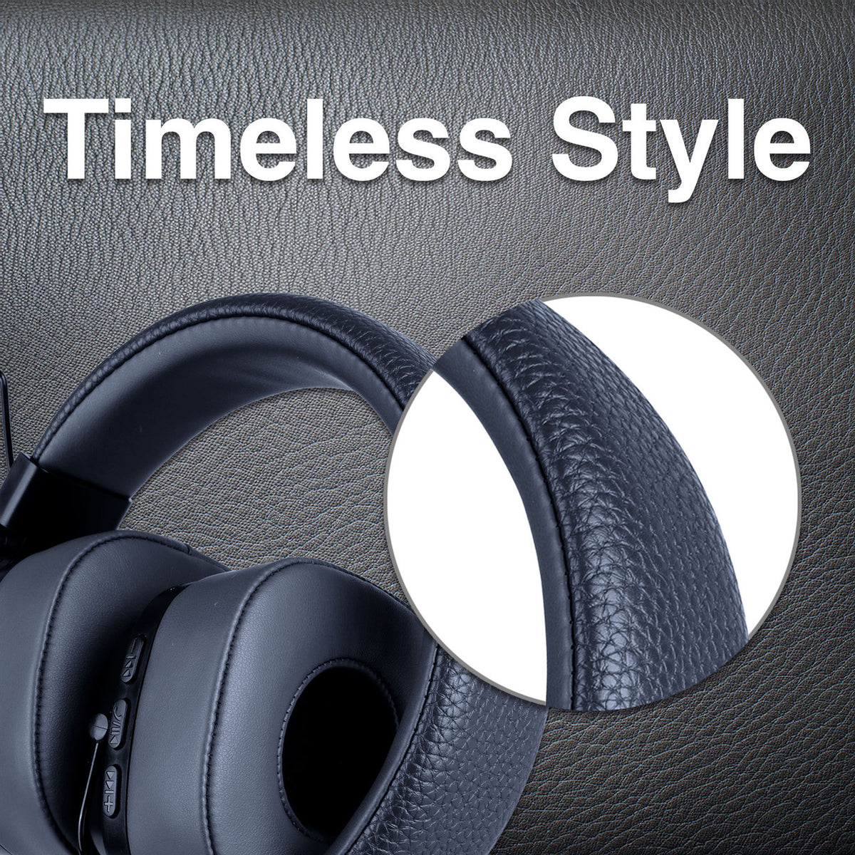 Soundtec by Laser Wireless On-Ear Headphones Black