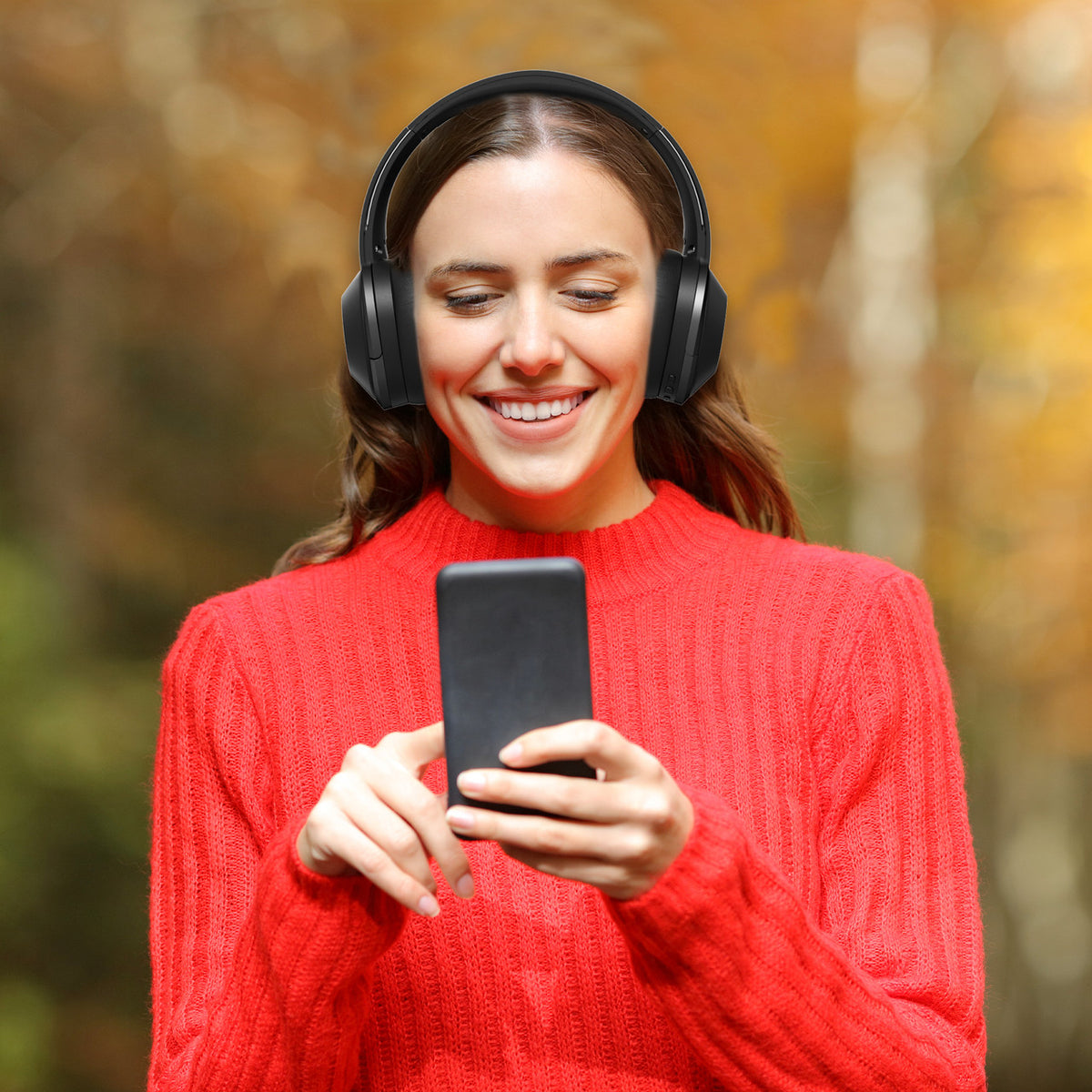 Laser Wireless ENC Headphones Black