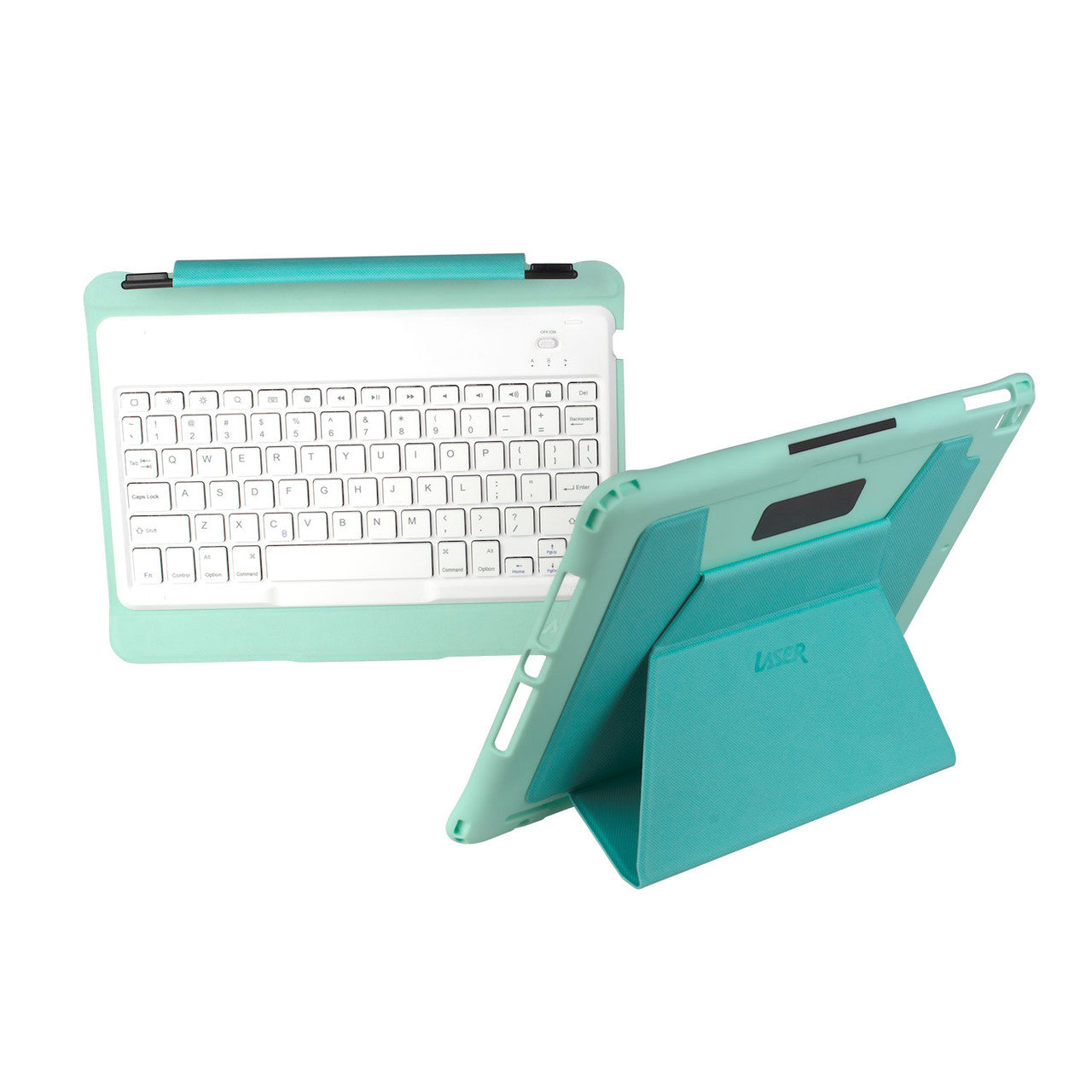 Laser iPad 10.2-inch Wireless Keyboard Case Green
