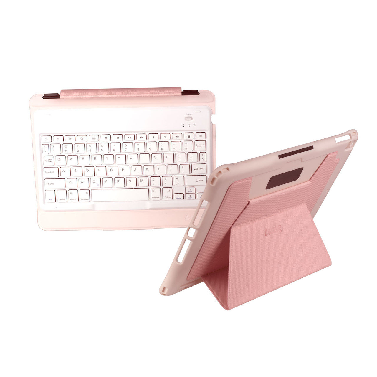 Laser iPad 10.2-inch Wireless Keyboard Case Pink