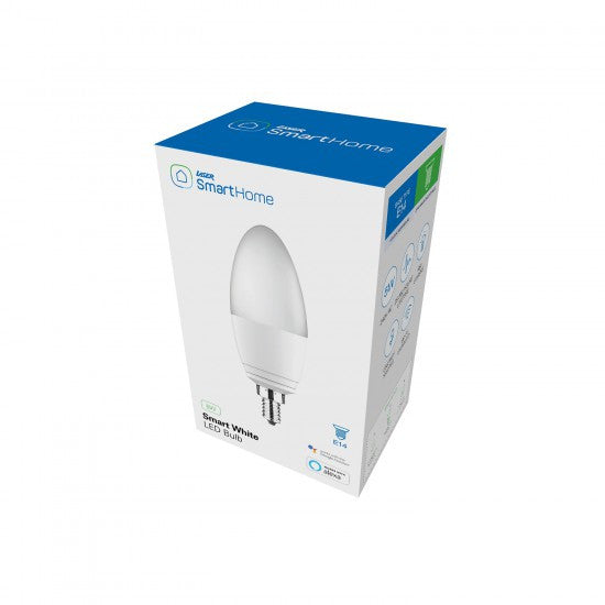 Laser 5W Smart White Bulb E14 - App & Voice Controlled