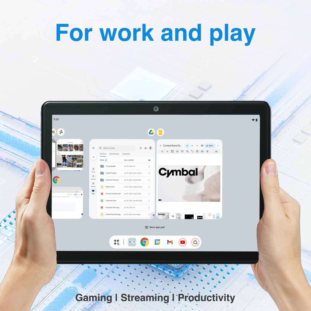 Laser 10 Inch Android Tablet 64GB with Case