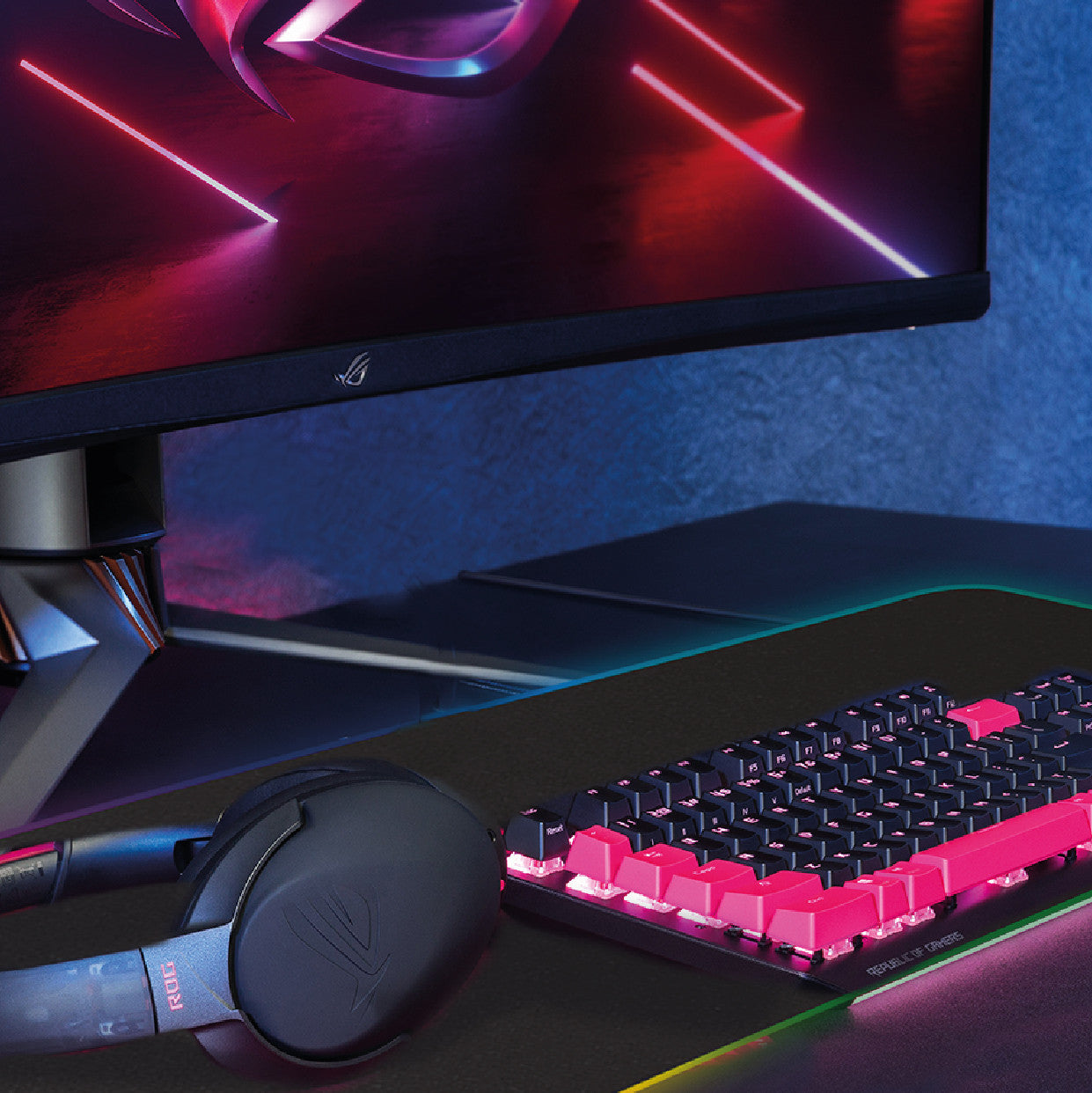 Laser RGB LED Gaming Mouse Pad Extra Large