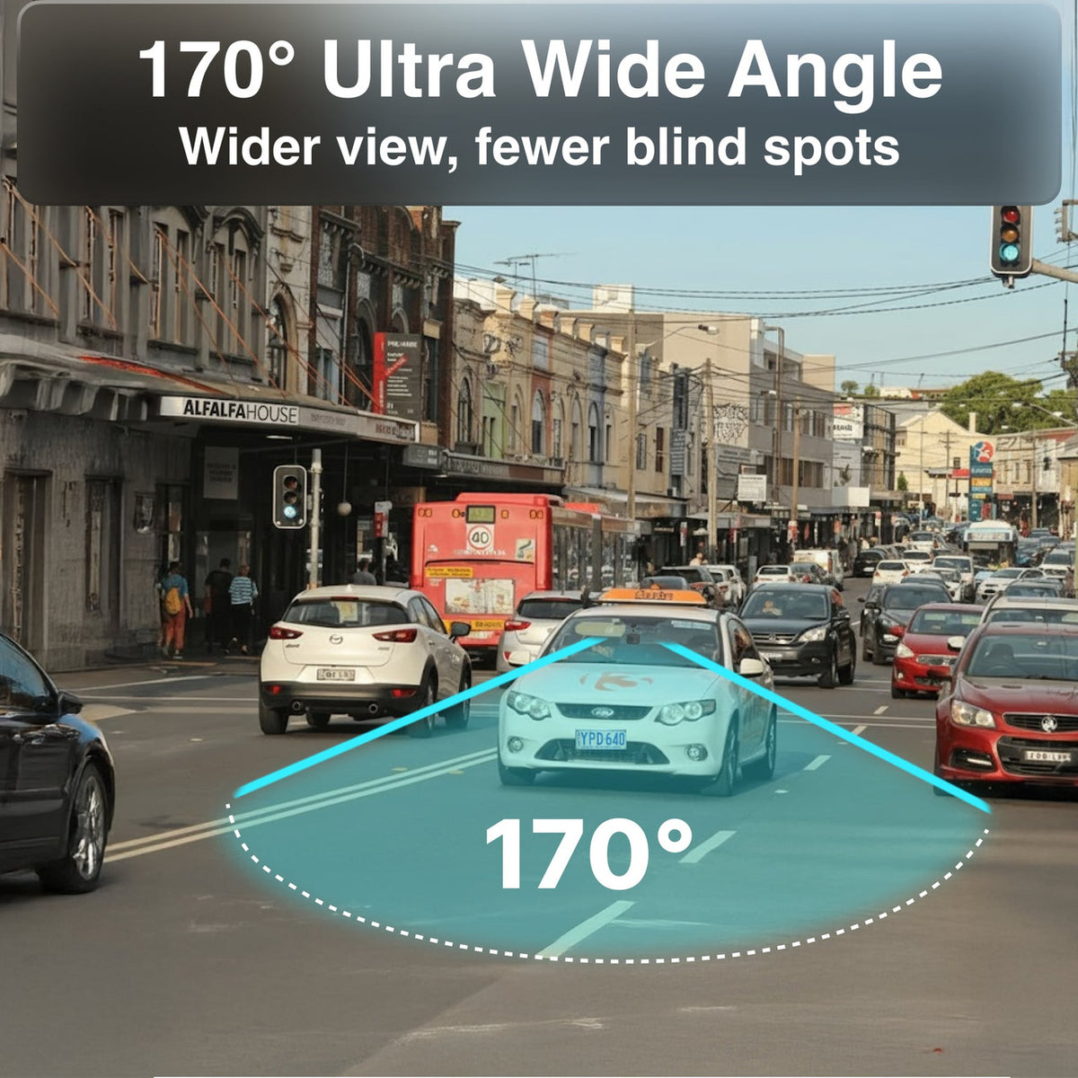 Laser Full HD Dash Camera 2.5 Inch Display