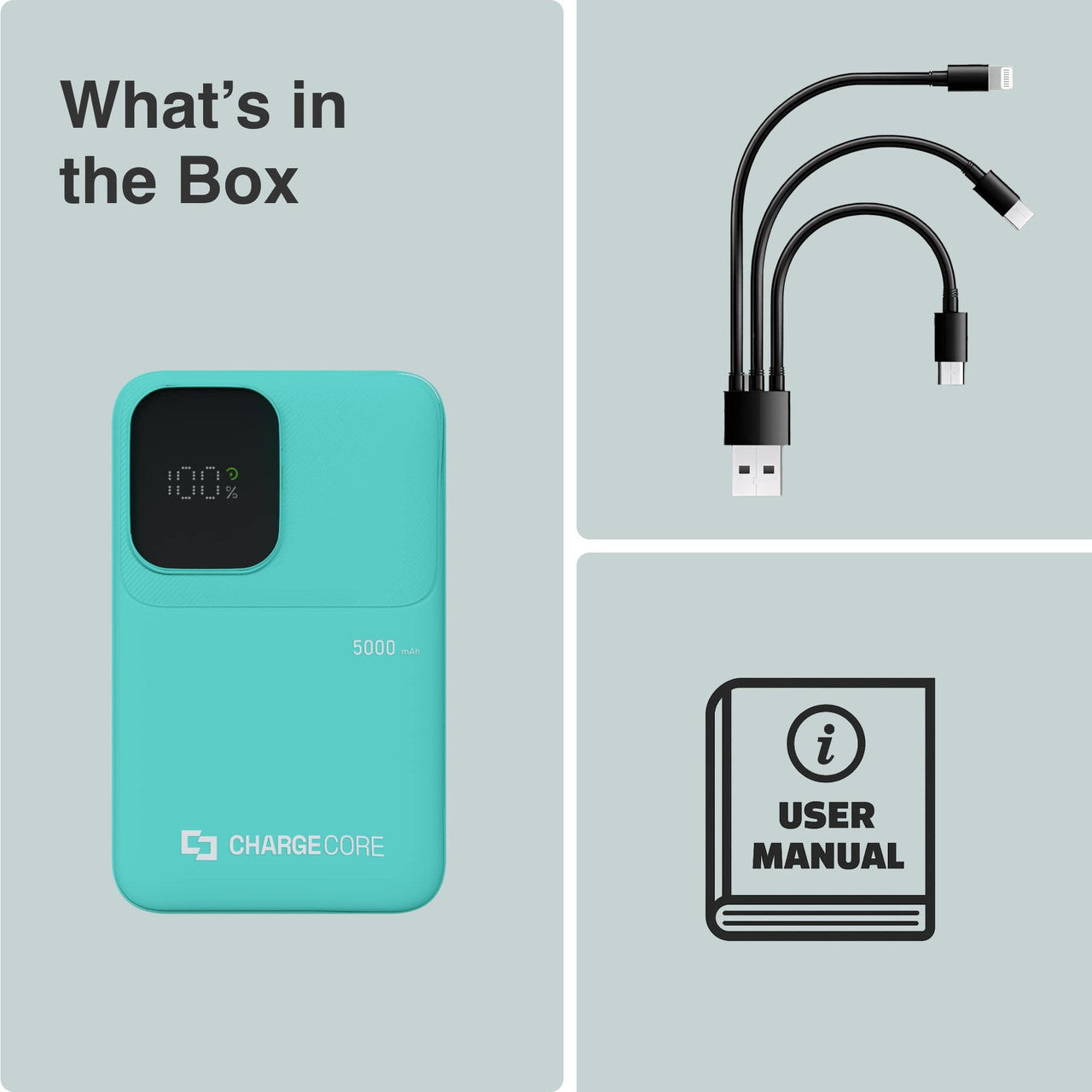 ChargeCore SafeCharge Max 5K - Aquatic Awe