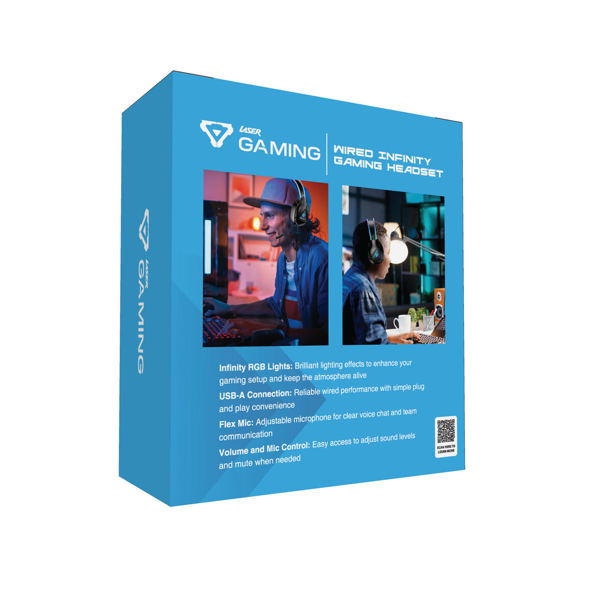 Laser RGB Infinity Wired Gaming Headphones