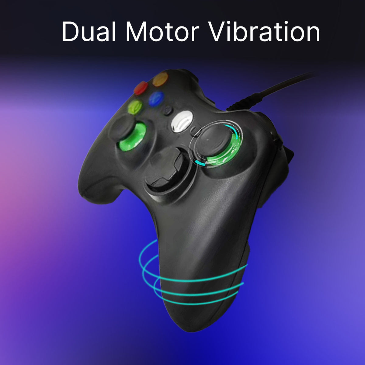 Laser Gaming Wired PC Controller - Black