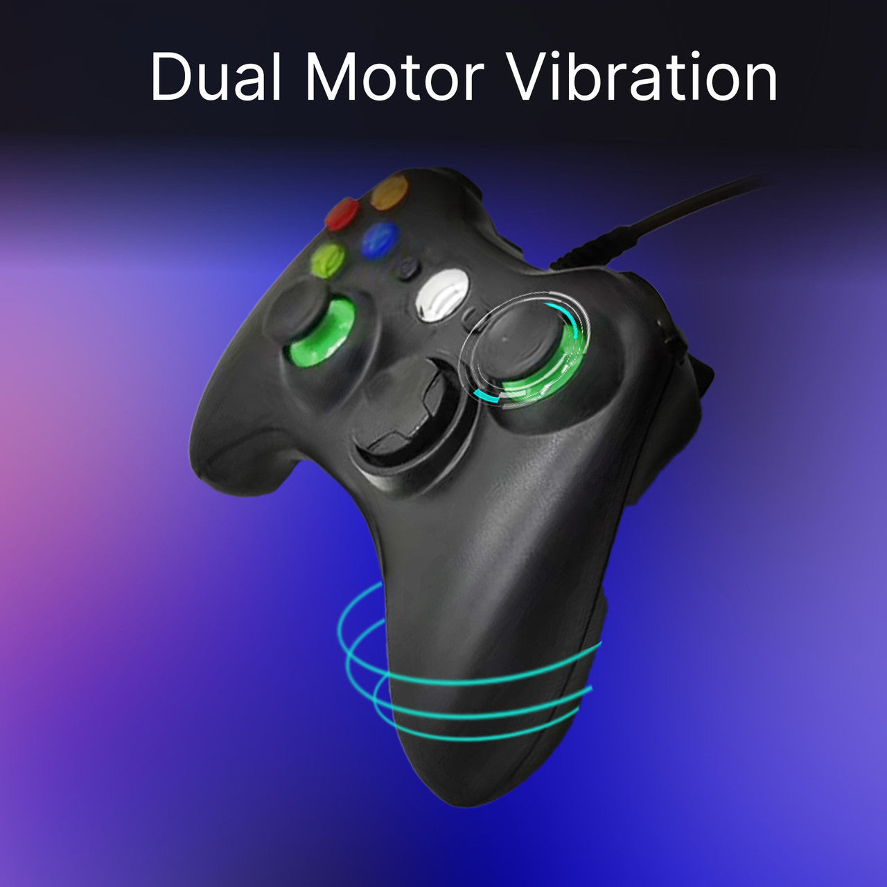 Laser Gaming Wired PC Controller - Black