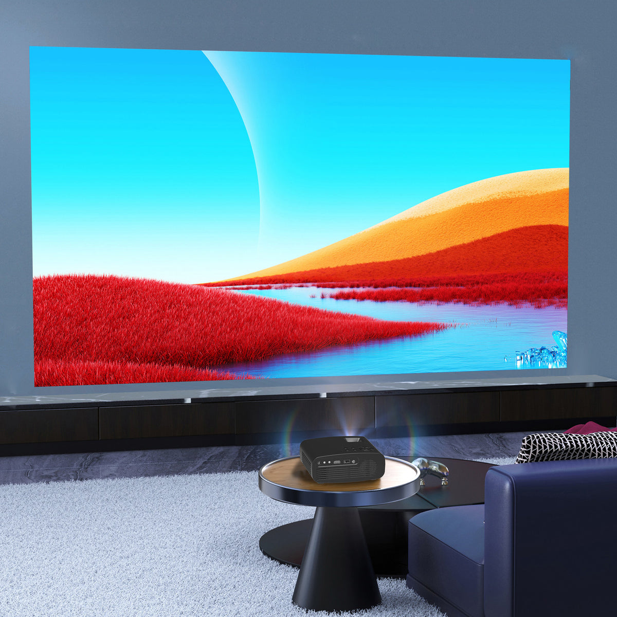 Laser Movie and Gaming Projector 150 ANSI LED