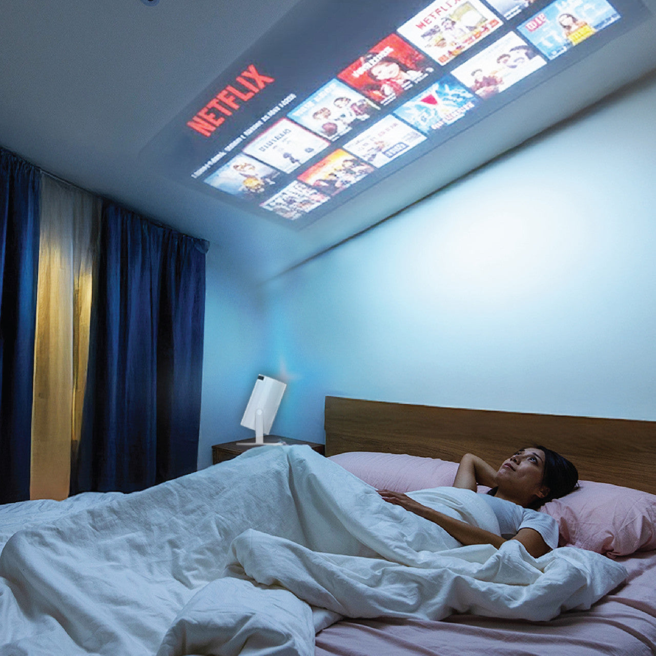 Laser Smart Projector with Games White