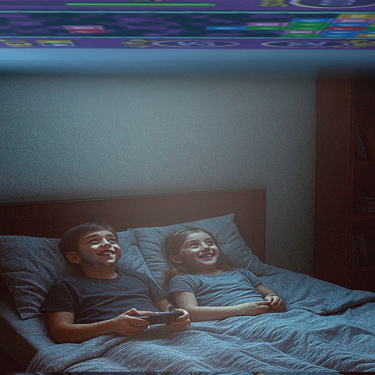 Laser Smart Projector 50 Games Two Controllers