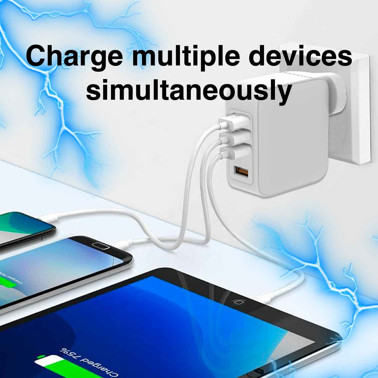 Laser 100W GaN USB-C and USB-A Wall Charger