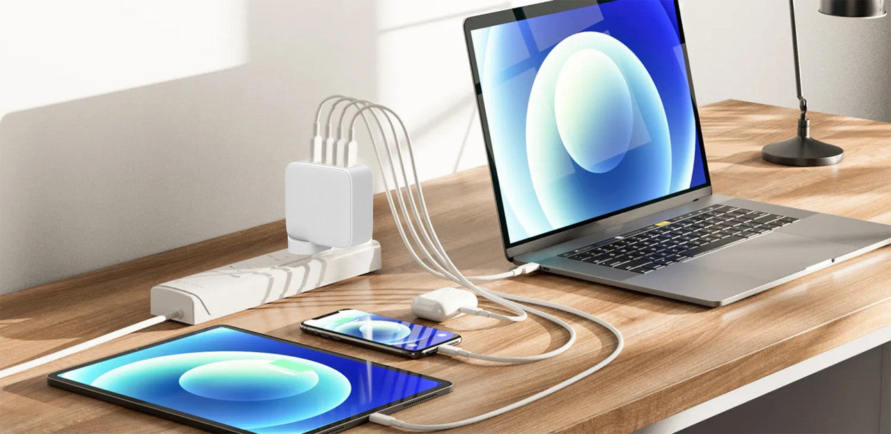 Laser 100W GaN USB-C and USB-A Wall Charger