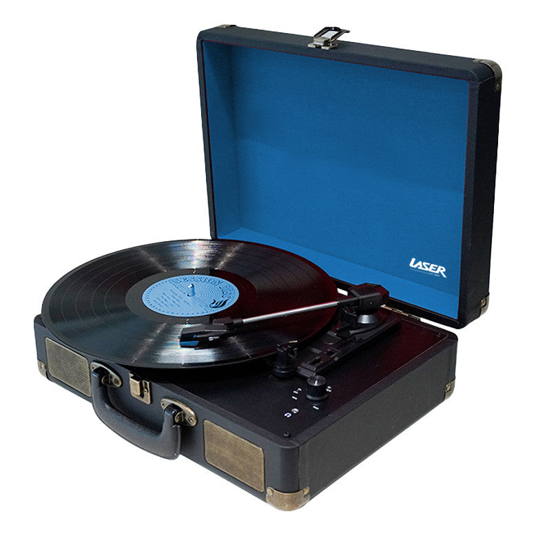 Bluetooth Suitcase Turntable with Speaker