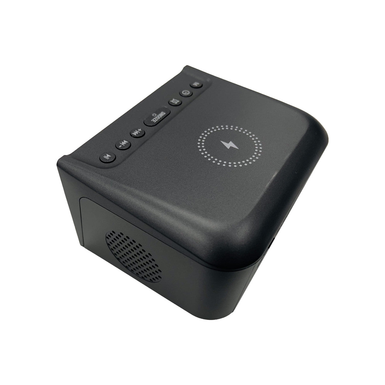 Laser Alarm Clock with Wireless Charging & Bluetooth