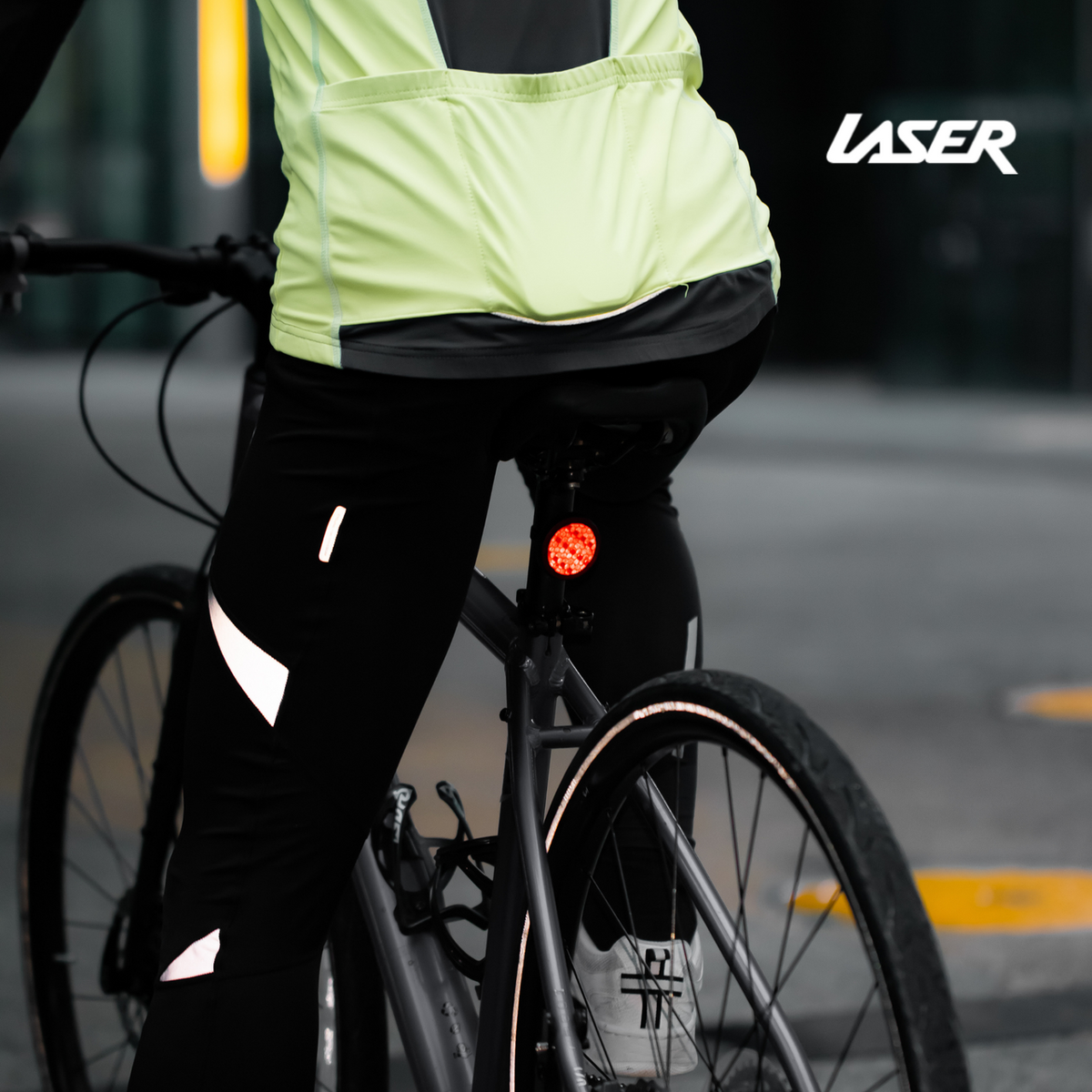 Laser Round Red Reflector Smart Tag