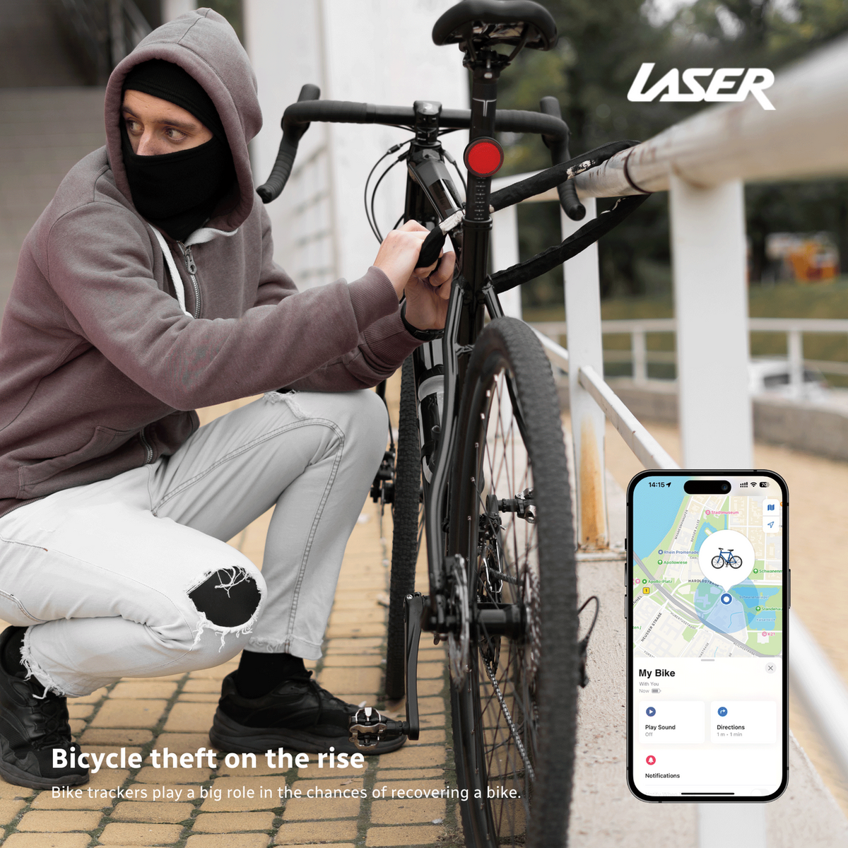 Laser Round Red Reflector Smart Tag