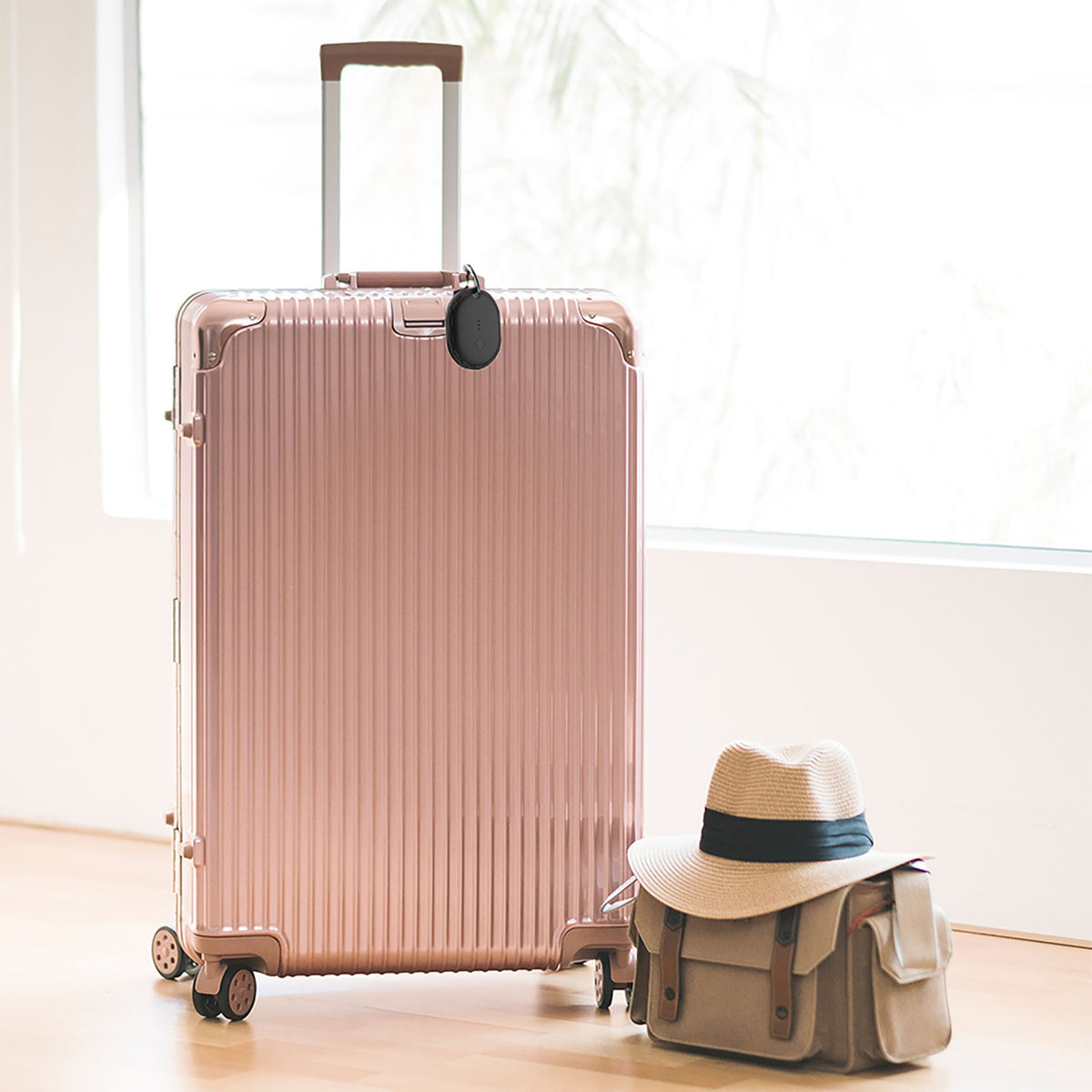 Laser Mini Smart Tag with Apple Find My Tracking Black