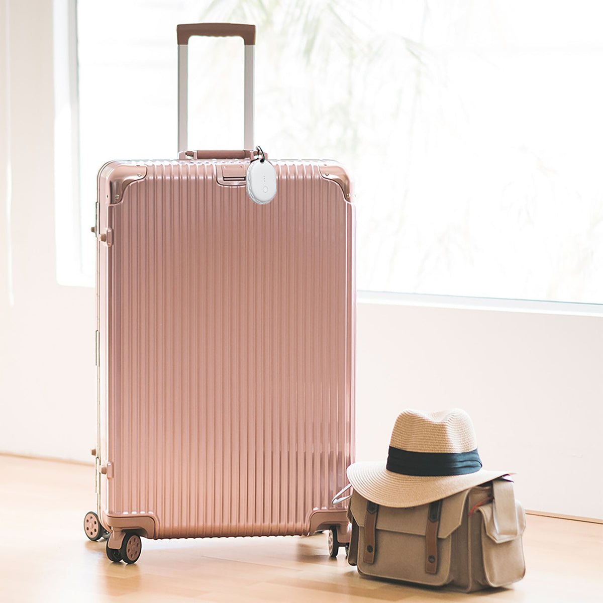 Laser Mini Smart Tag with Apple Find My Tracking White