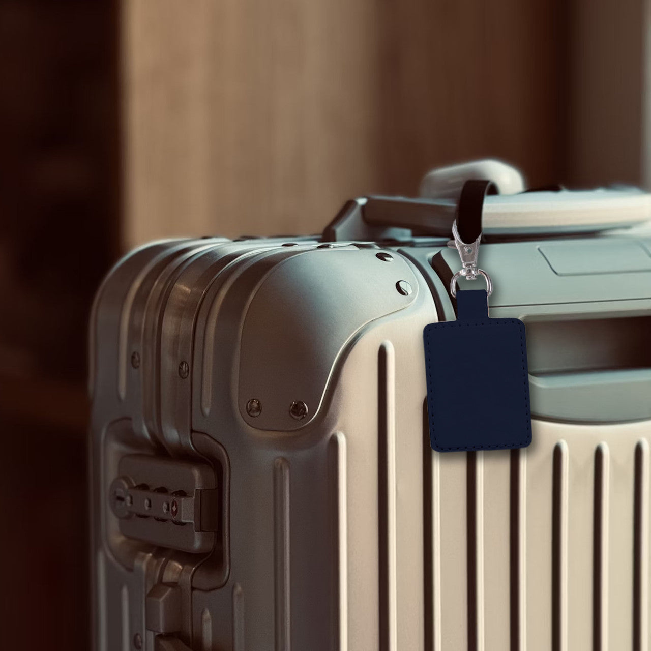 Laser Mini Smart Tag with Wireless Charging Navy Blue