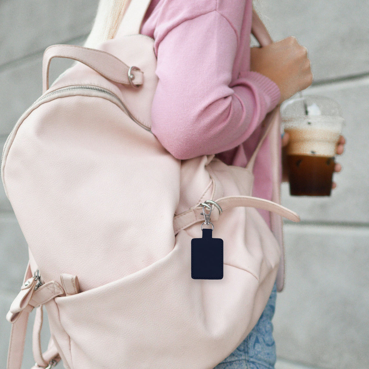 Laser Mini Smart Tag with Wireless Charging Navy Blue