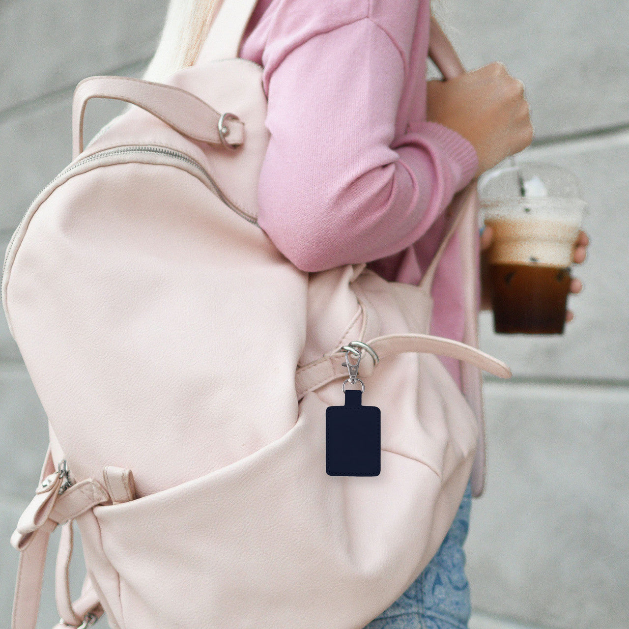 Laser Mini Smart Tag with Wireless Charging Navy Blue