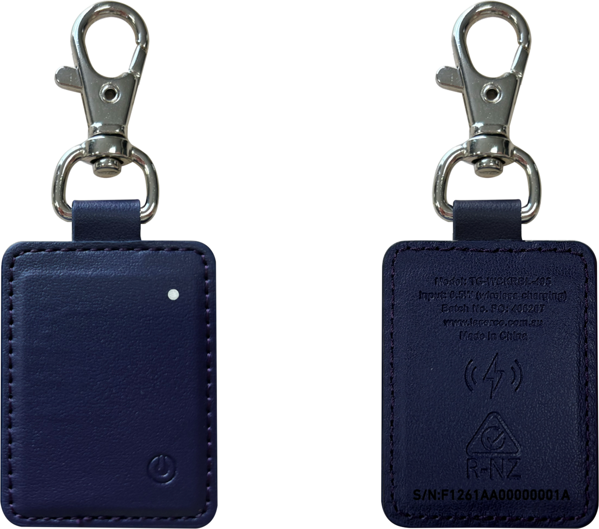 Laser Mini Smart Tag with Wireless Charging Navy Blue