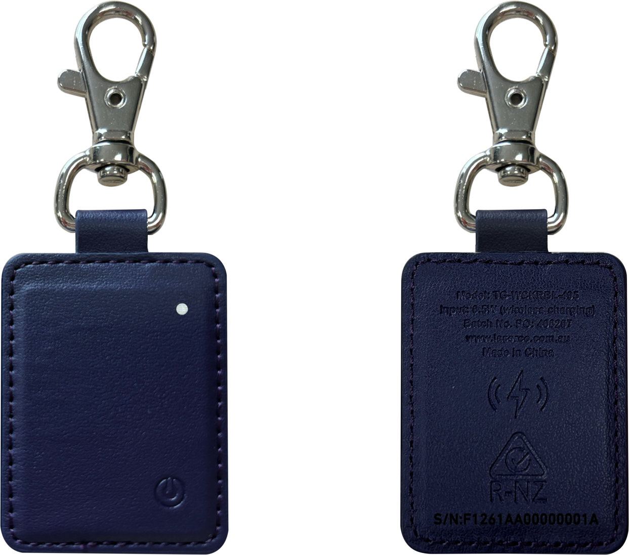 Laser Mini Smart Tag with Wireless Charging Navy Blue