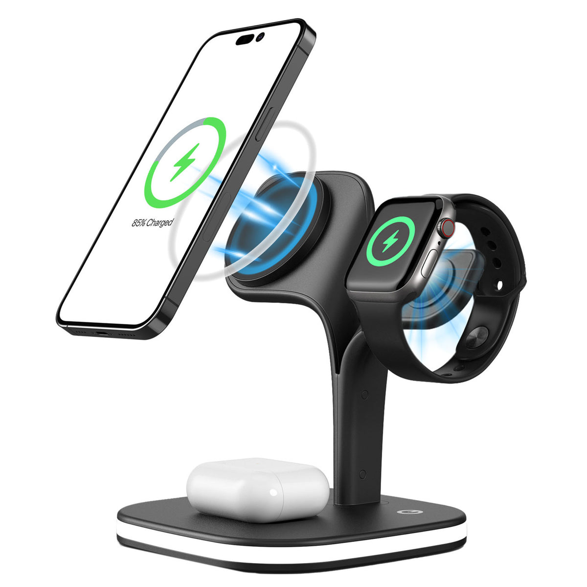 5 in 1 Wireless Charging Station with Night Light