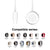 Laser Wireless Charger for Apple Watch White