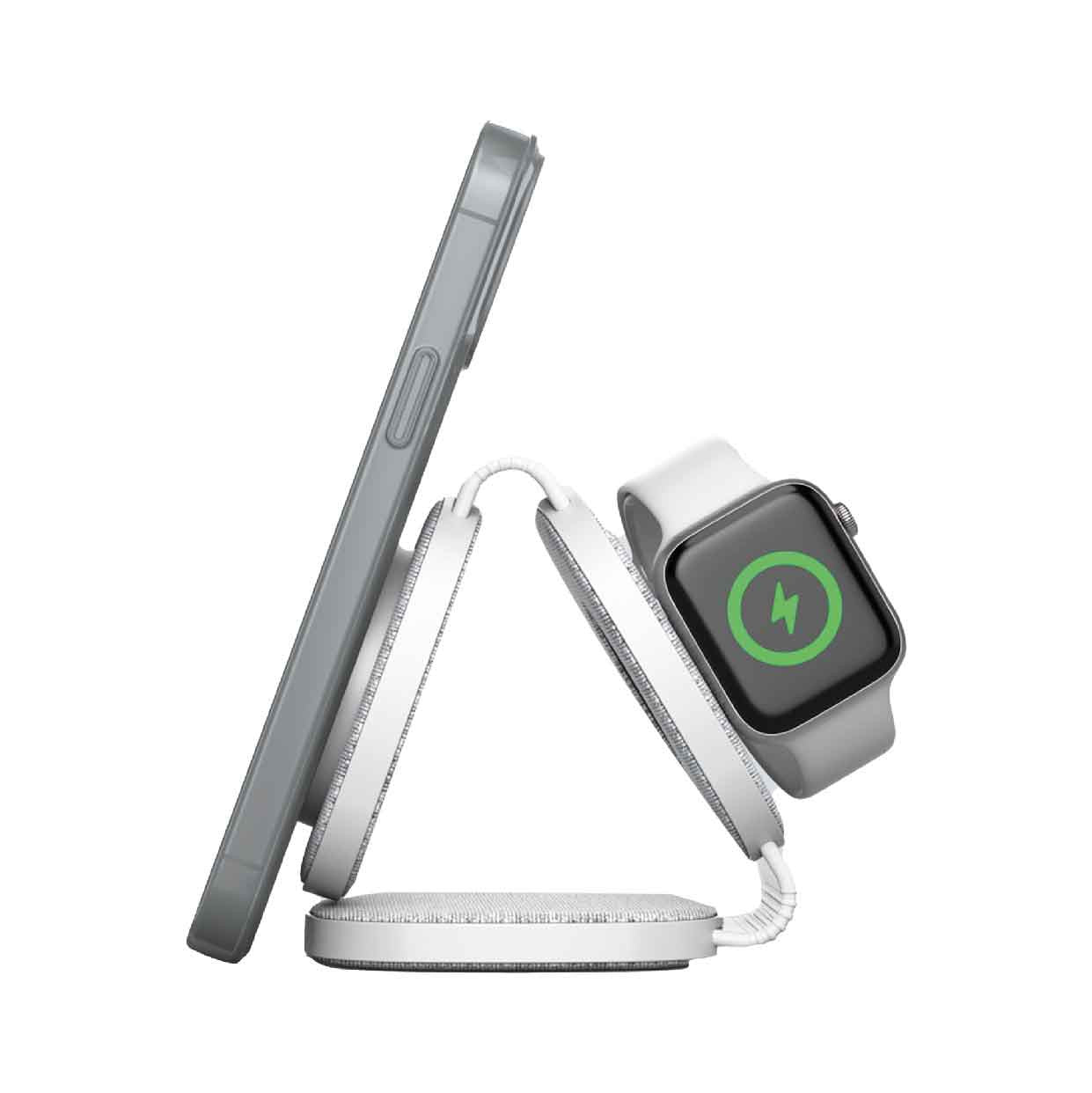 Laser 3-in-1 Travel Wireless Charging Pad for Apple