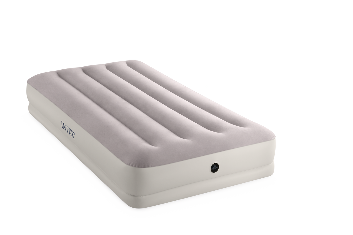 Intex Single (Twin) Dura-Beam Prestige Mid-Rise Airbed w/ USB150 Pump - 64177