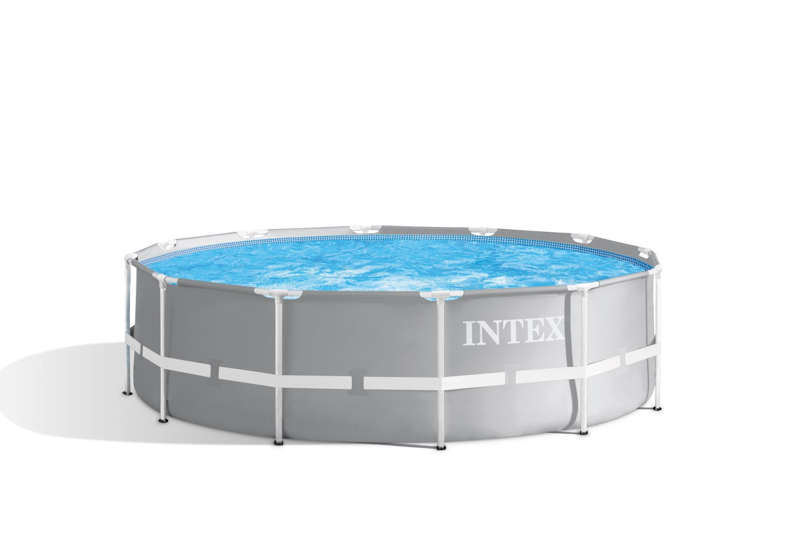 Intex PRISM Premium 12' Metal Frame Pool Outdoor Above Ground 366cm x 99cm - 26716
