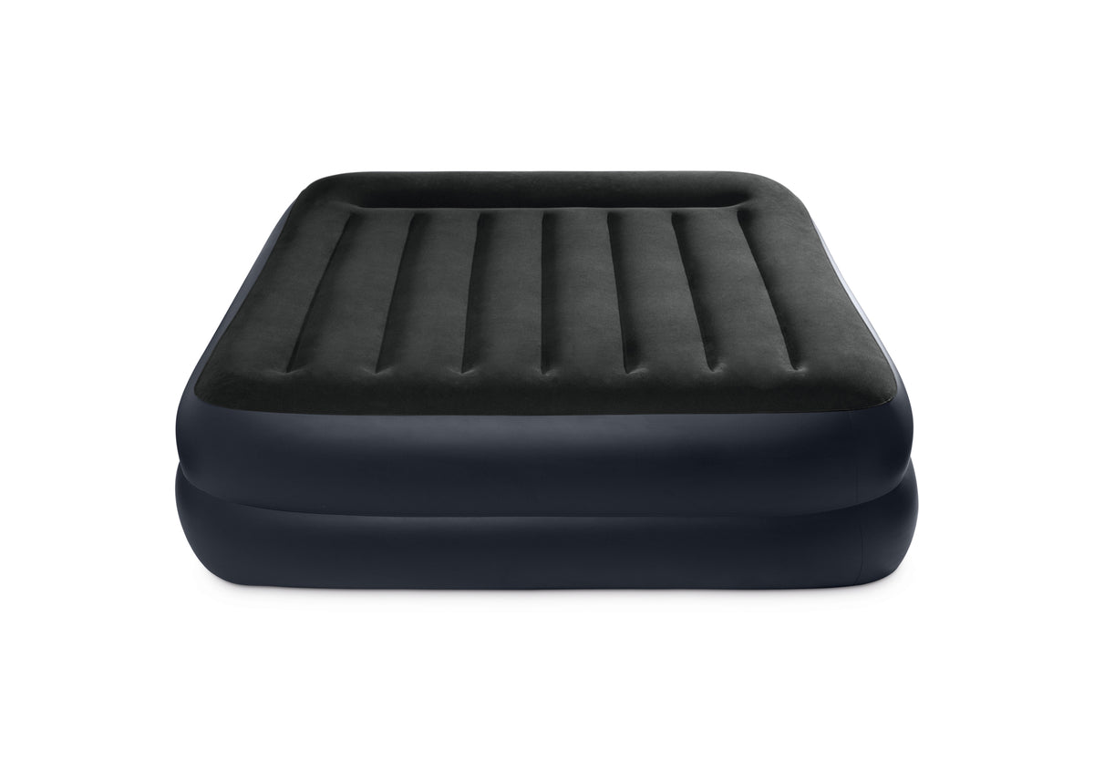 Intex Queen Pillow Rest Airbed with 240v pump 64124