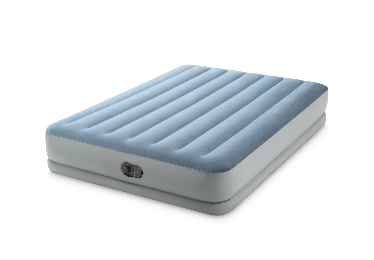 INTEX Queen Dura-Beam� Plus Comfort 14&quot; Air Mattress w/ Built-In USB Pump 64159