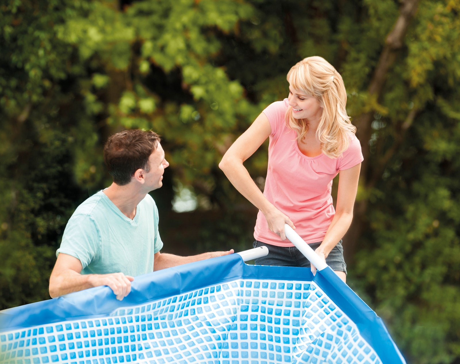 Intex Rectangular Frame Pool 3m X 2m X 0.75m 28272