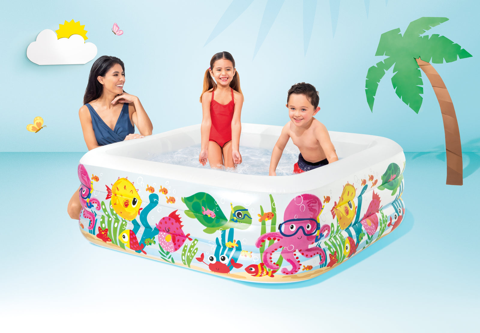 INTEX Sea Aquarium Pool 159cm x 159cm x 50cm 57471