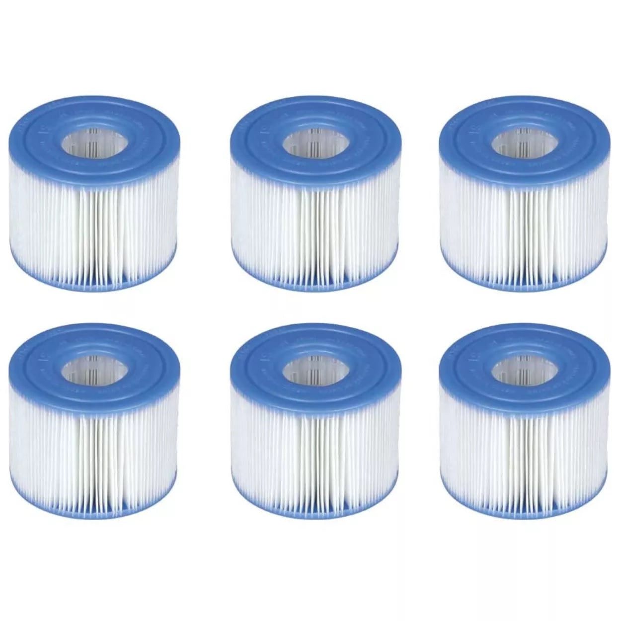 Intex Spa S1 Replacement Filter Cartridges 6 Pack 29011