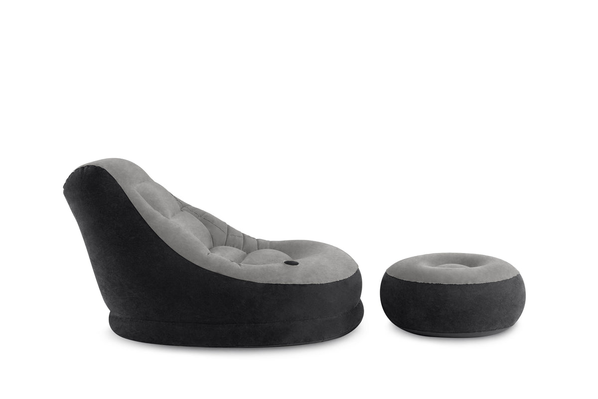 Intex Ultra Lounge Inflatable Chair and ottoman 68564