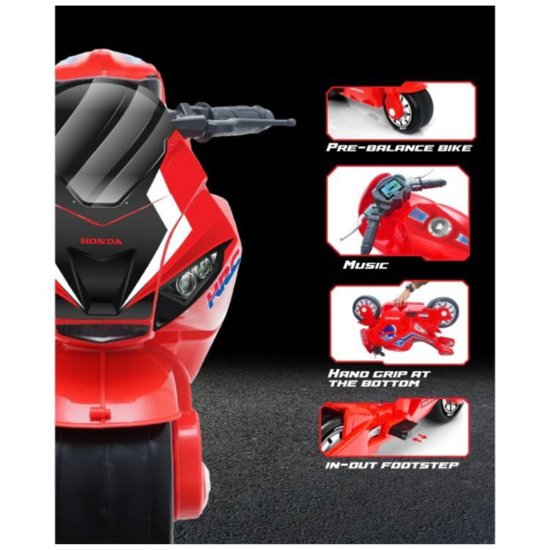 Honda Kick A Long Ride On Push Motorcycle 3+ SHP557_WHT