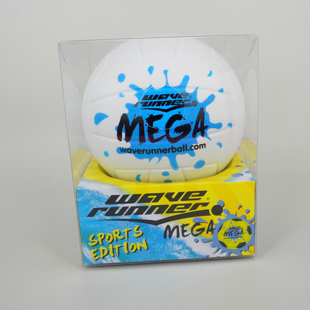 WAVE RUNNER MEGA SPORT BALL 9CM ASST - WR800B-SPT�