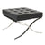Black Barcelona Ottoman - Classic Version - Replica