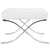 White Barcelona Ottoman - Classic Version - Replica