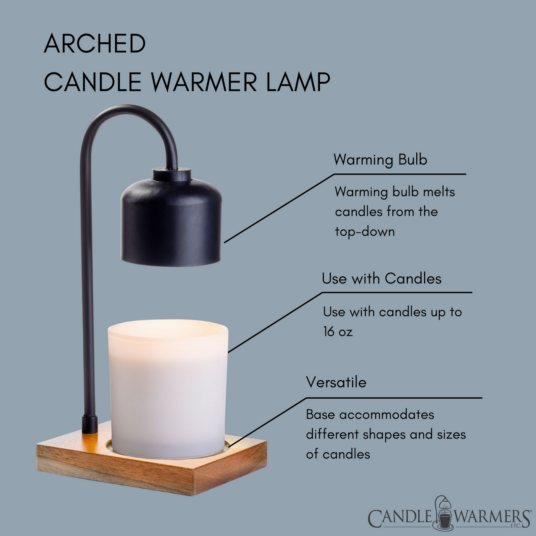Black & Wood Arched Lamp - RRP $69.95 - Wholesale - OUT OF STOCK - PREORDERS OPEN - ARRIVING EARLY SEPTEMBER